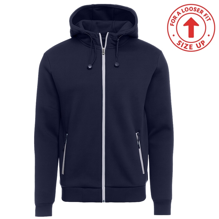 Men's Heavyweight Sherpa Fleece-Lined Full Zip Classic Tech Hoodie